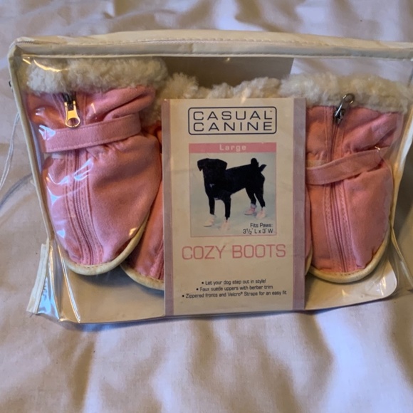Casual Canine Cozy Dog Boots for Small/Med Dogs (Large) - Picture 4 of 10
